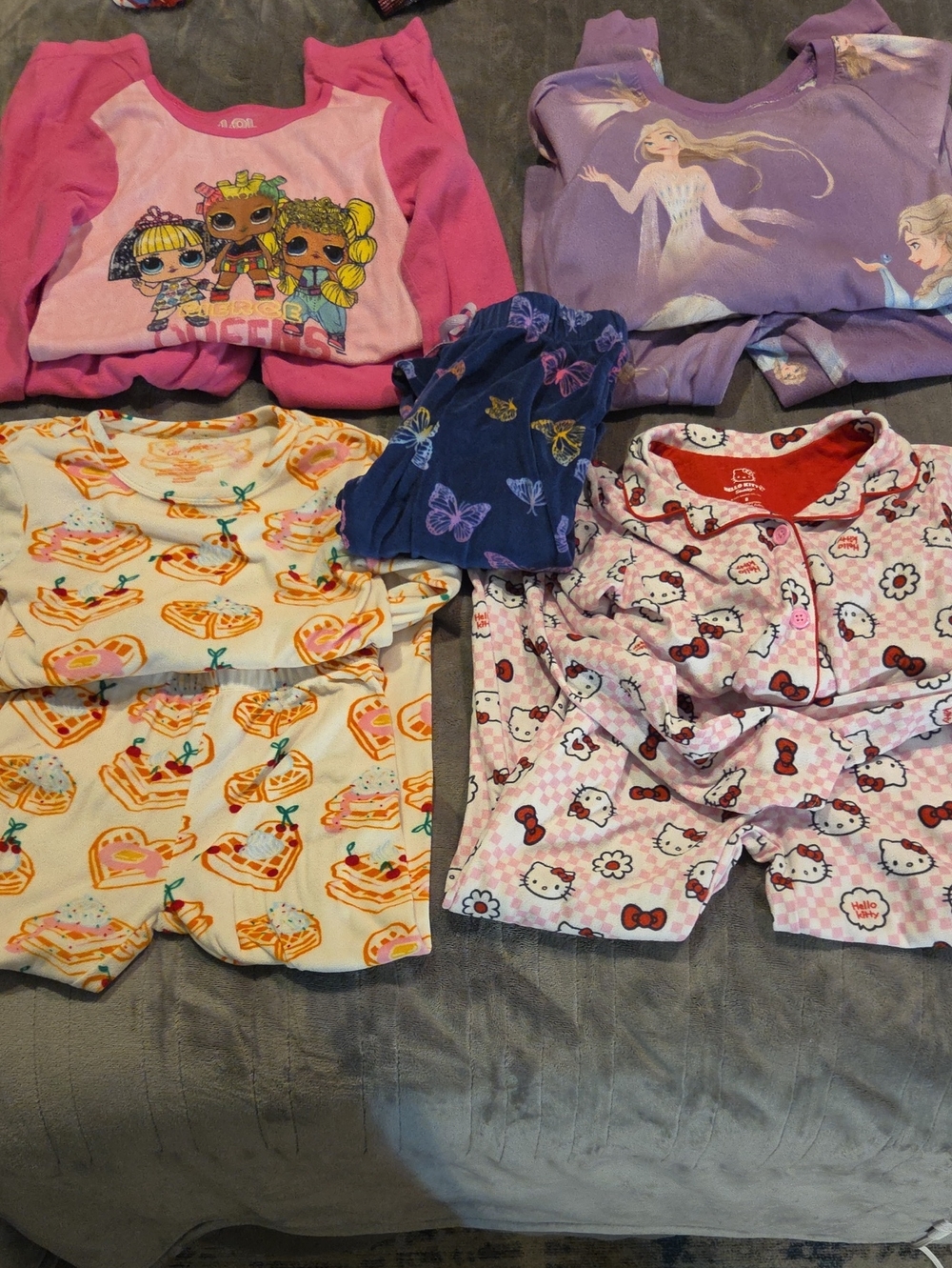 Hello Kitty Kids Pajama Set - Pink And Other Sets Of Girls Pajamas,  Size 7/8